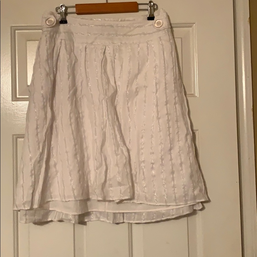 White skirt